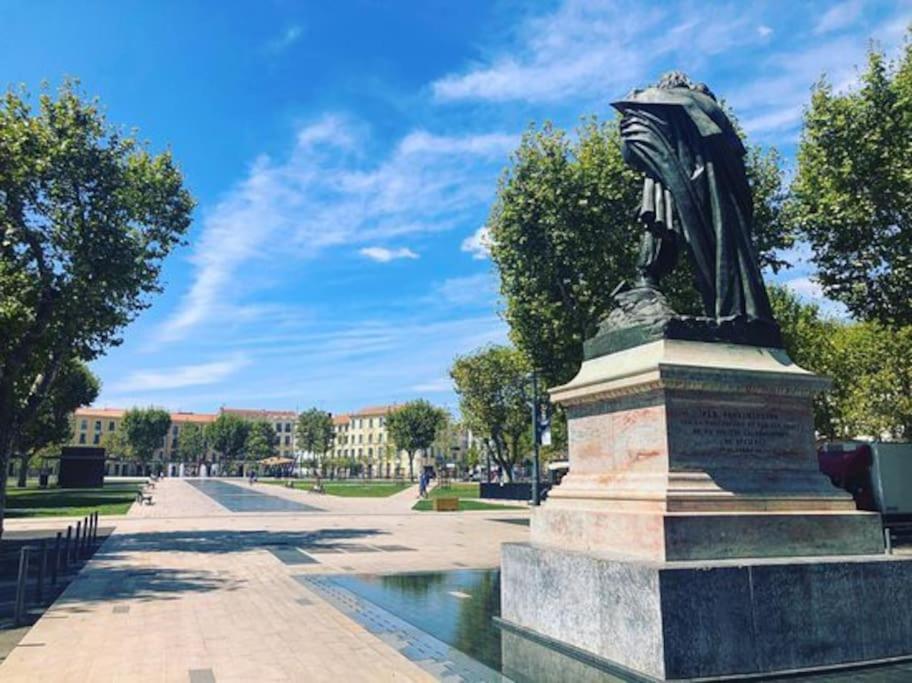 Charmant T2 Atypique, Renove, Confortable Béziers Zewnętrze zdjęcie